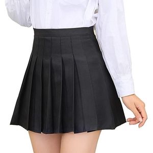 High Waist Pleated Skirt
